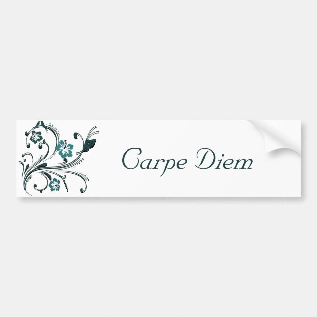 Carpe Diem Bumper Sticker (Front)
