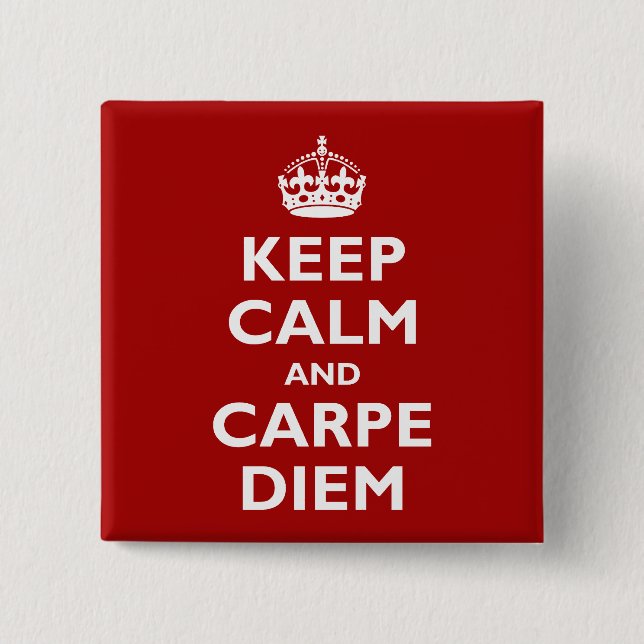 Carpe Diem! Button (Front)