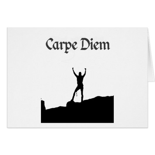 Carpe Diem Climbing Summit Cards (Front Horizontal)
