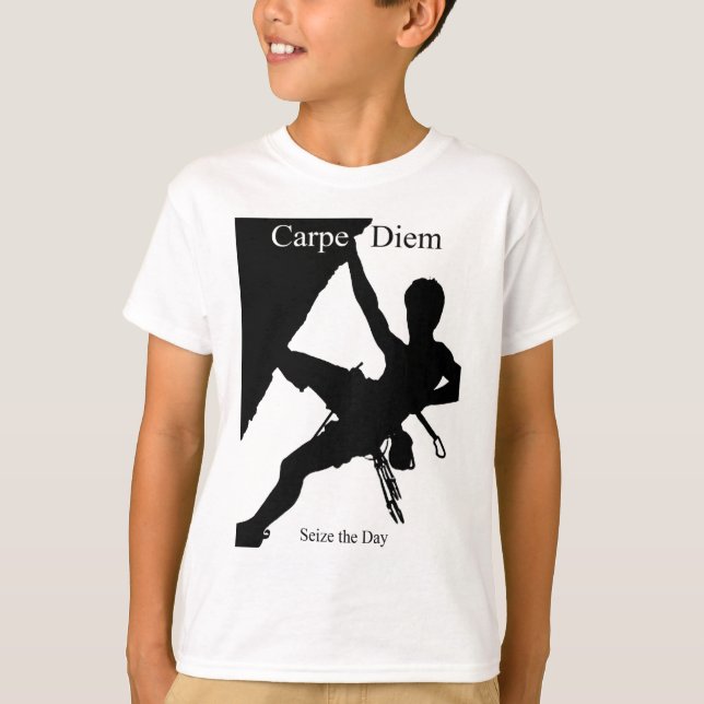 Carpe Diem Climbing T-Shirt (Front)