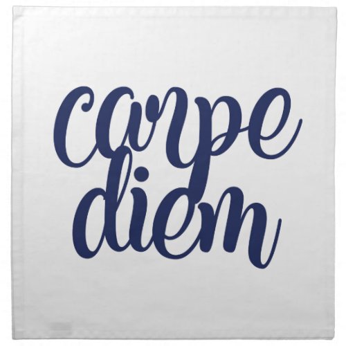 Carpe Diem Cloth Napkin