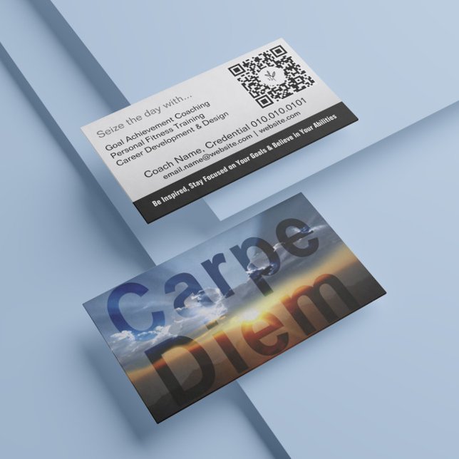 Carpe Diem Coaching Business Cards (Carpe Diem)