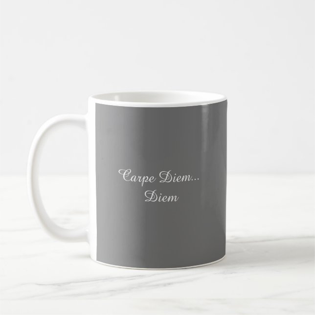Carpe Diem-Diem Coffee Mug (Left)