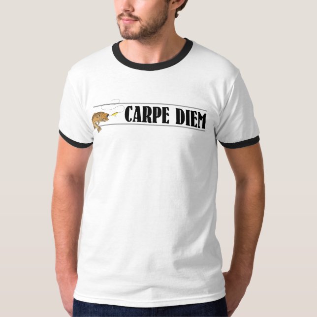Carpe Diem Fishing T-shirts (Front)