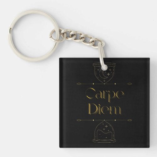 Carpe diem keychain