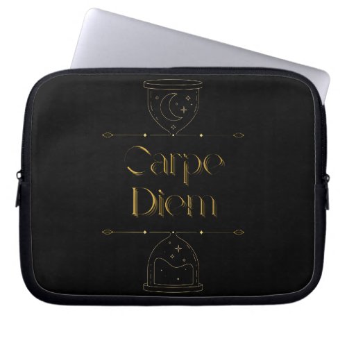 Carpe diem laptop sleeve