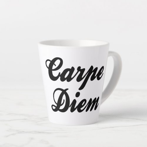 Carpe Diem Latte Mug