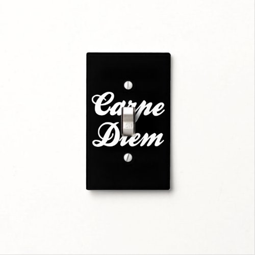 Carpe Diem Light Switch Cover