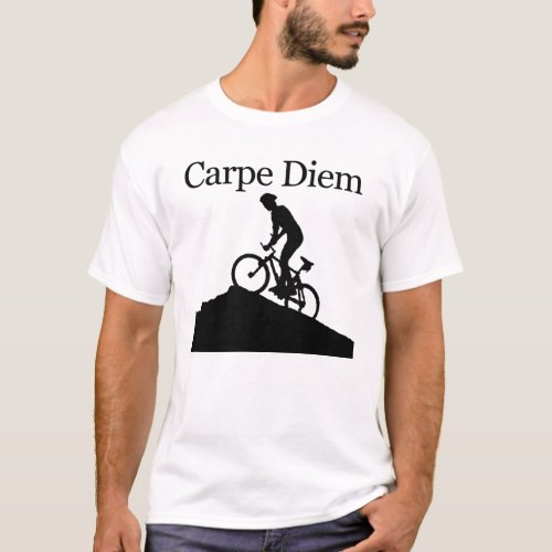 Carpe Diem Mountain Bike T_Shirt