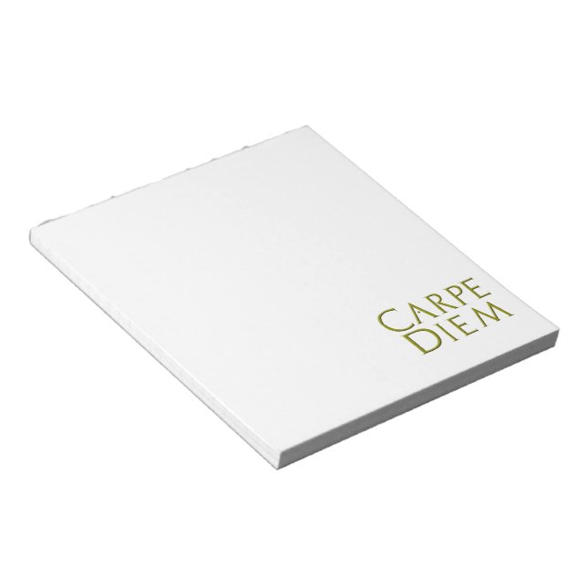 Carpe Diem Notepad (Angled)