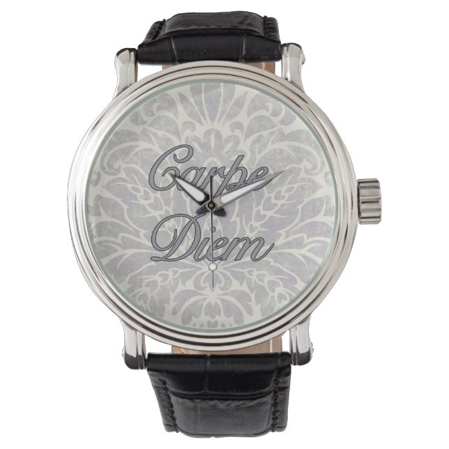 carpe diem, pluck the day, watch (Front)