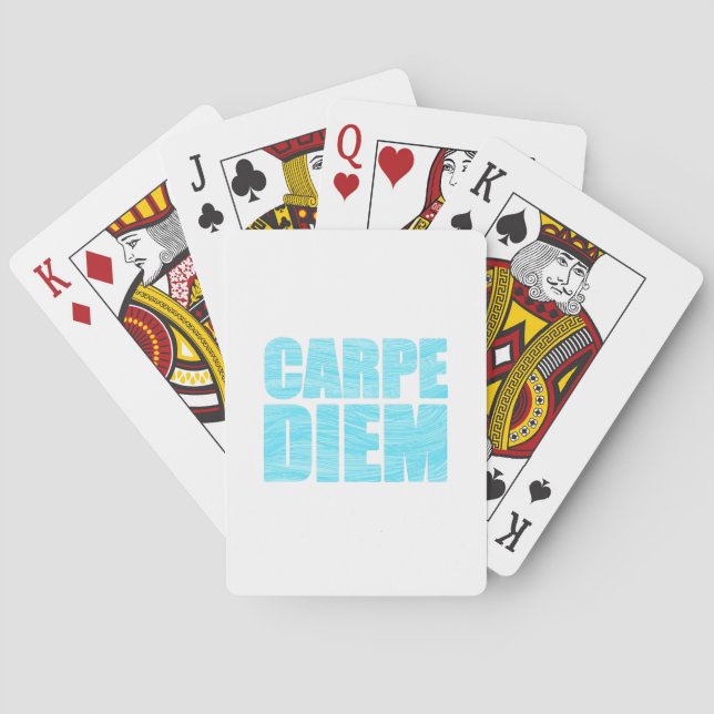 Carpe Diem Poker Cards (Back)
