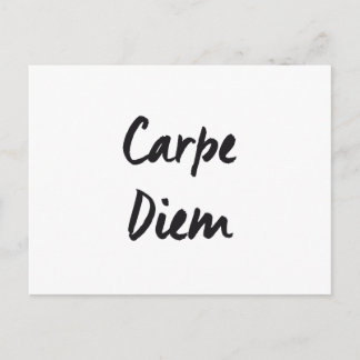 Carpe diem postcard