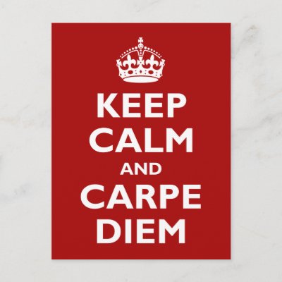 Carpe Diem! Postcard