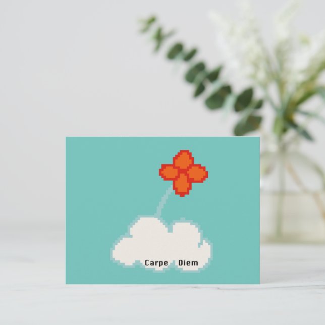 Carpe Diem Postcard (Standing Front)