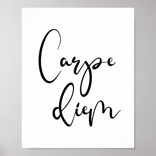 Carpe Diem Poster (Front)