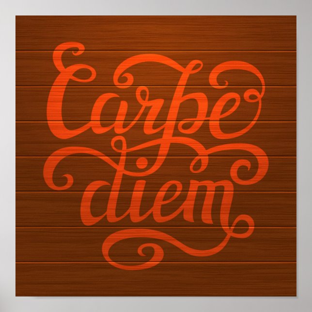 Carpe Diem' Poster (Front)