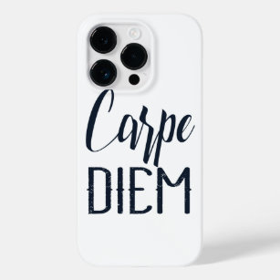 Carpe Diem Seize The Day Black Type Case-Mate iPhone 14 Pro Case