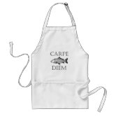 Love to Fish Fishermans Thinking About Fishing Adult Apron