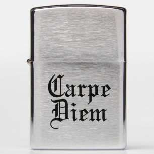Carpe Diem - Seize The Day - Latin Phrase Zippo Lighter