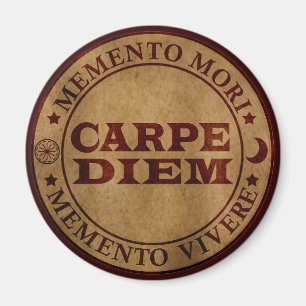 Carpe diem Seize the day Memento mori Magnet
