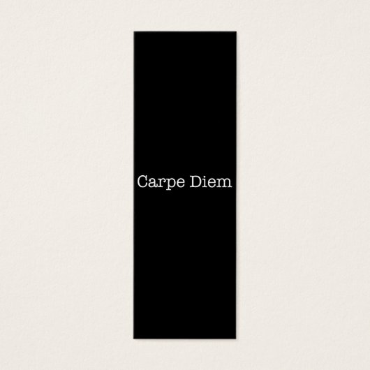 Carpe Diem Seize the Day Quote - Quotes (Front)