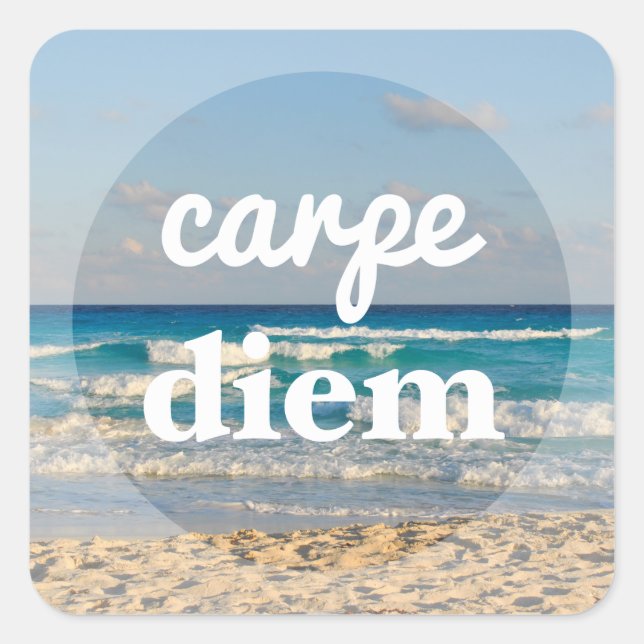 Carpe Diem Sticker (Front)