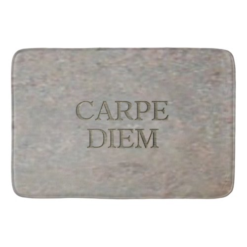 Carpe Diem Stone bath mat