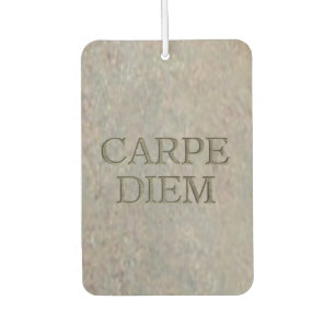 Carpe Diem Stone car air freshener