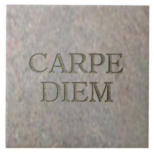 Carpe Diem Stone large tile