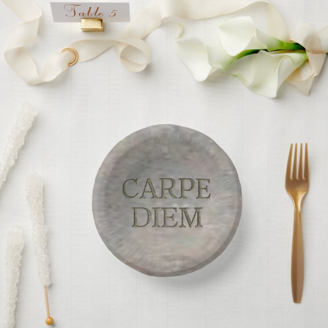 Carpe Diem Stone paper bowls (Wedding)