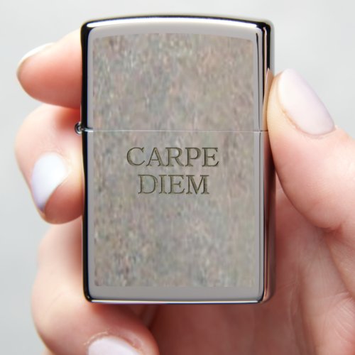 Carpe Diem Stone Zippo lighter
