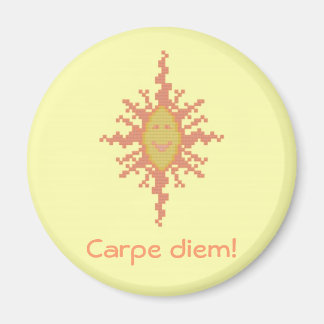 Carpe diem! Sunburst Magnet