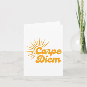Carpe Diem Sunrise Premium  Card