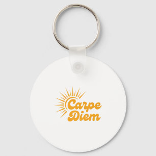 Carpe Diem Sunrise Premium  Keychain