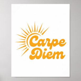 Carpe Diem Sunrise Premium Poster