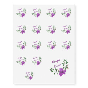 Carpe Diem Temporary Tattoos