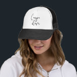 Carpe Diem Trucker Hat<br><div class="desc">Carpe diem,  or "seize the day" in latin,  a great motivational and inspirational quote to live by.</div>