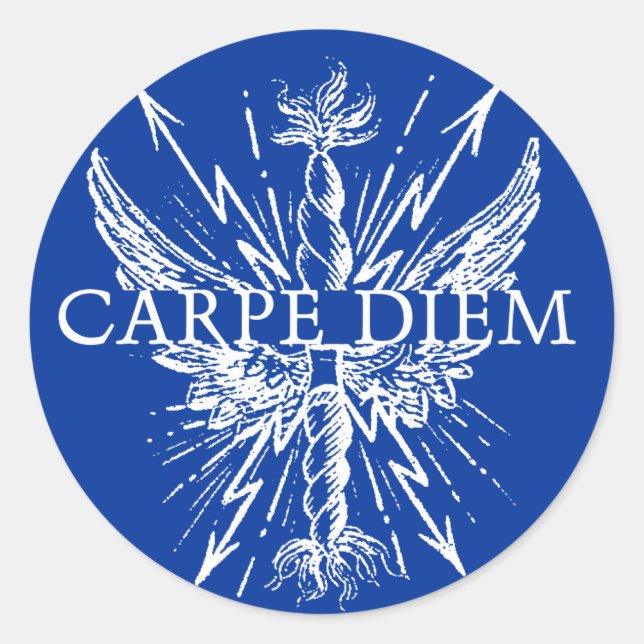 Carpe Diem Wings sticker (Front)