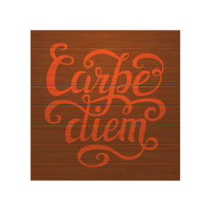 Carpe Diem' Wood Wall Art