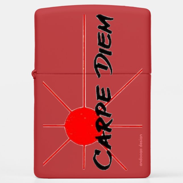 Carpe Diem Zippo Lighter (Front)