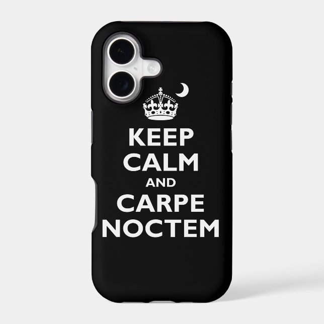 Carpe Noctem! Iphone Case (Back)