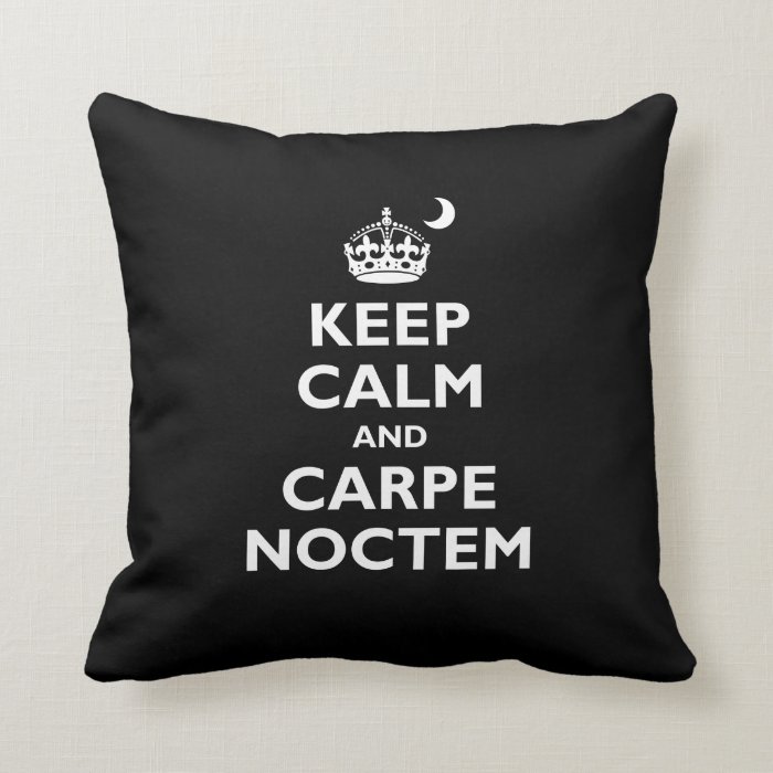 Carpe Noctem Pillow