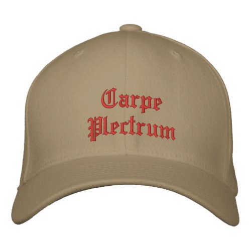 Carpe Plectrum ballcap Embroidered Baseball Cap