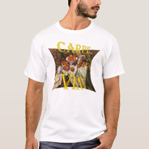 Carpe Vin Vino Wine Zinfandel Tiki Bar Enoteca T-Shirt