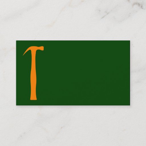 Customizable Carpenter 9 Business Card