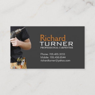 Carpenter and Flooring Business Cards