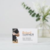 Carpenter and Flooring Business Cards (Standing Front)