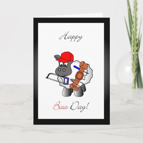 carpenter birthday greeting card