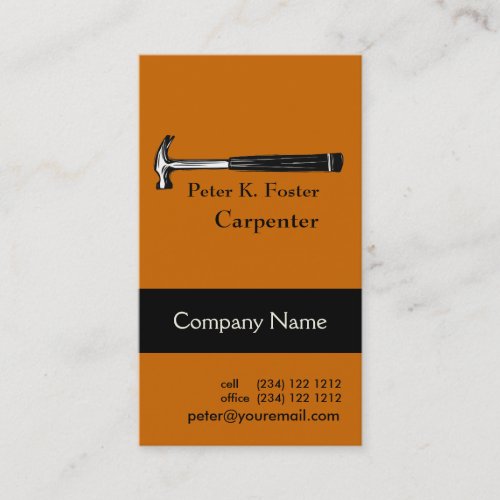 Carpenter Business Card